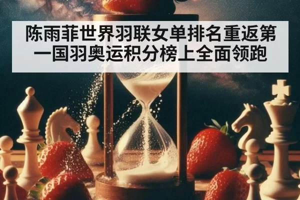 陈雨菲世界羽联女单排名重返第一国羽奥运积分榜上全面领跑